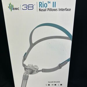 RIO II Nasal Pillows Interface Mask RII 1000 BMC 3B P2 NEW In Box